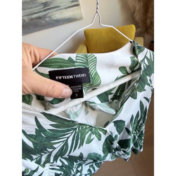 Fifteen Twenty Palm Blouse Small - Picture 3 of 4